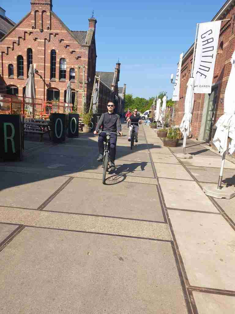 Brick architecture bike tour Amsterdam