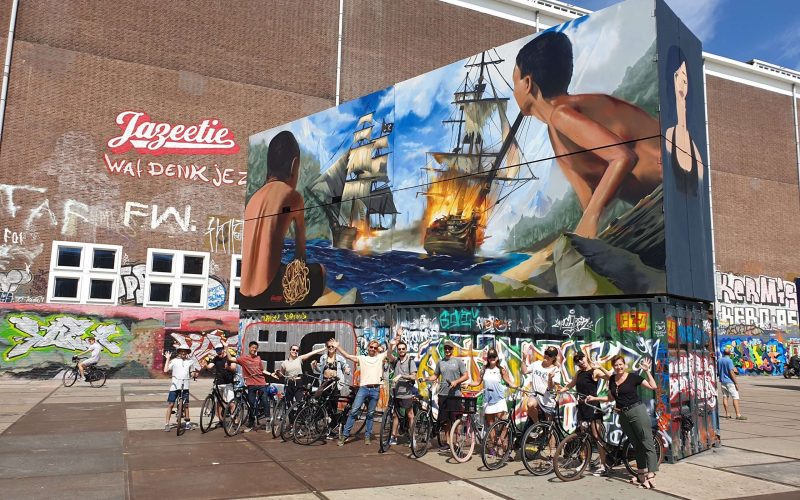 Biking tour NDSM Graffiti and Pop-up art